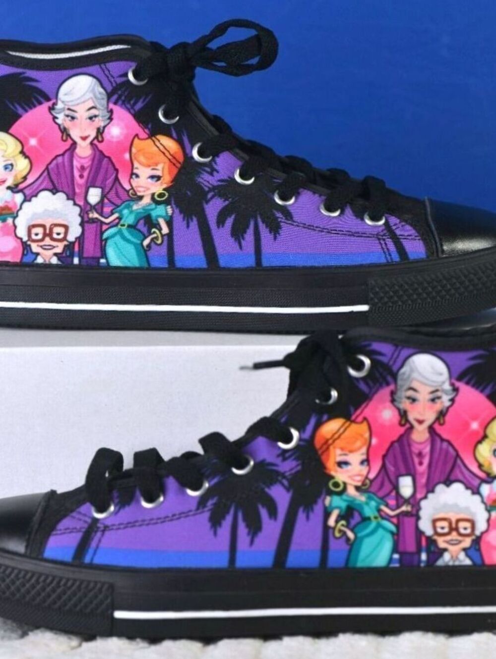 New! Size: 6 Women | High Top The Golden Girls Sneakers